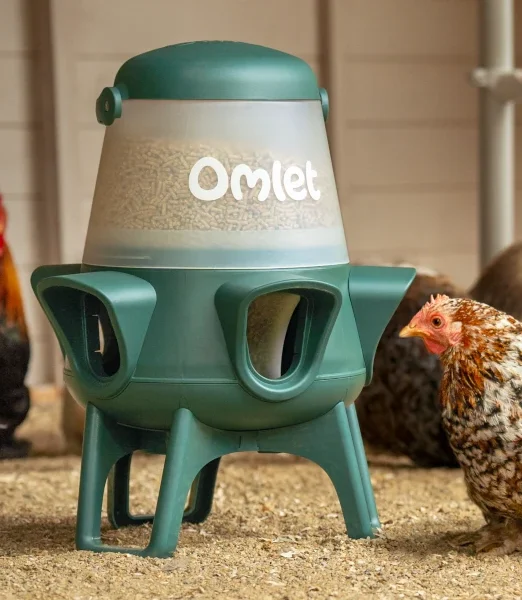 Omlet No-Waste-Futterautomat für Hühner 5 kg